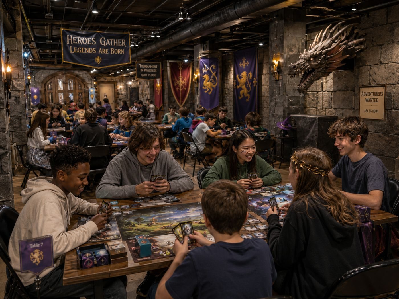 SI Hobby castle-themed gaming hall